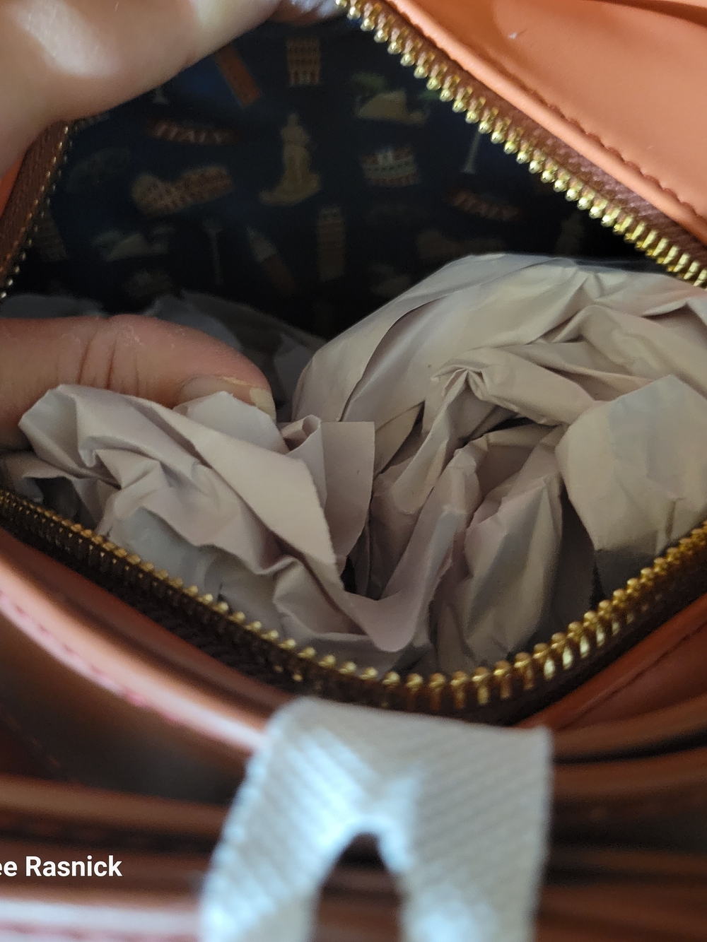 Loungefly Italy EPCOT Mickey & Minnie Crossbody - Picture 4 of 4
